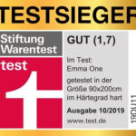 Emma One - Matratzen Testsieger der Stiftung Warentest 10/2019