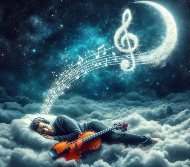 Musik in Traeumen [Bildinhalt mit KI erstellt]