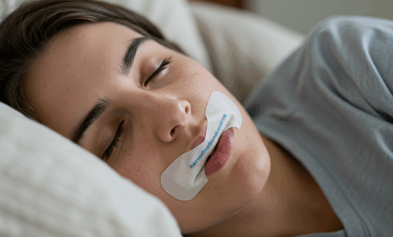 Mouth Taping (Mundpflaster beim Schlafen)