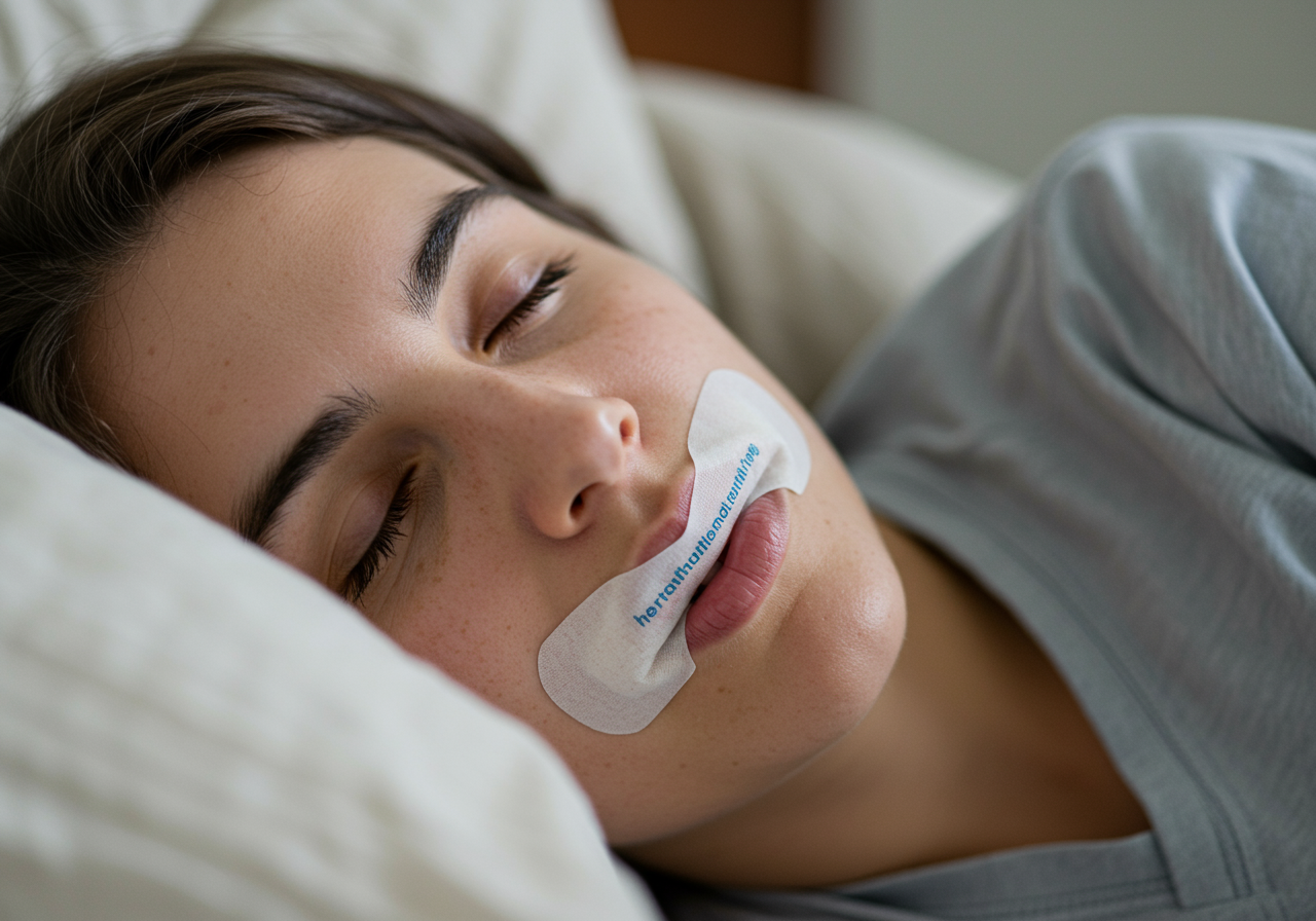 Mouth Taping (Mundpflaster beim Schlafen)