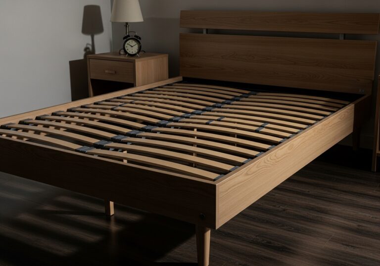 Knarrendes Bett? So wird’s wieder leise! [Bildinhalt mit KI erstellt]