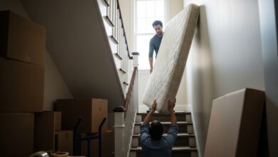 Matratze sicher und sauber transportieren