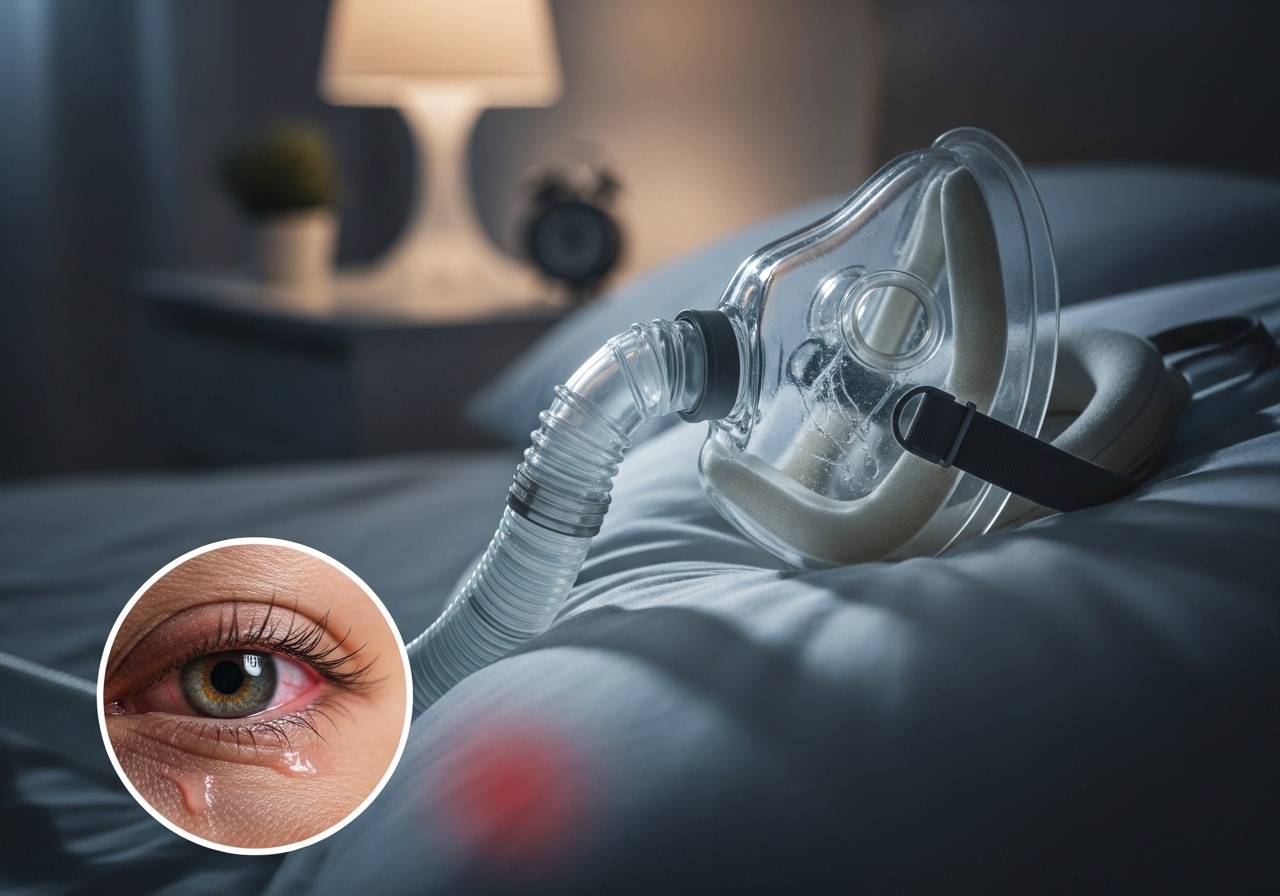 Was sind häufige Schlafapnoe-Masken Nebenwirkungen?