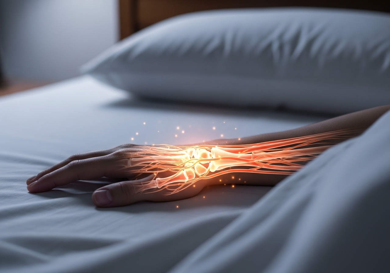 Hand schläft nachts ein: Ursachen und Hilfe
