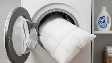 Daunenkissen waschen: So gelingt’s zu Hause