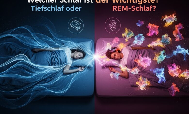 Welcher Schlaf ist der wichtigste? Tiefschlaf oder REM-Schlaf?