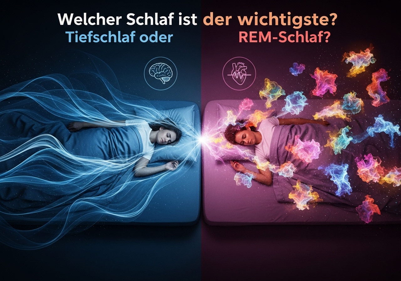 Welcher Schlaf ist der wichtigste? Tiefschlaf oder REM-Schlaf?