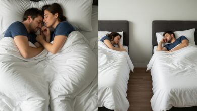 Zusammen oder getrennt schlafen?