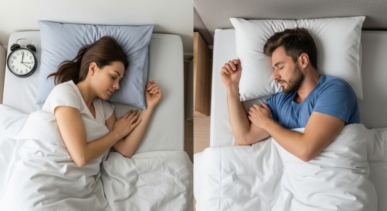 Brauchen Frauen mehr Schlaf als Männer? [Bildinhalt mit KI erstellt]