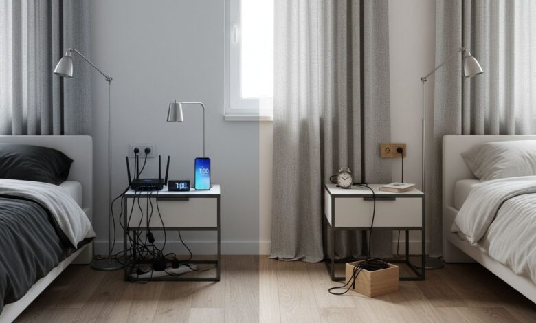 Elektrosmog im Schlafzimmer vermeiden