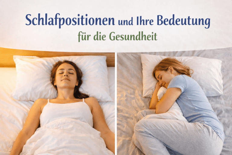 Schlafpositionen und die Bedeutung fuer die Gesundheit [Bildinhalt mit KI erstellt]