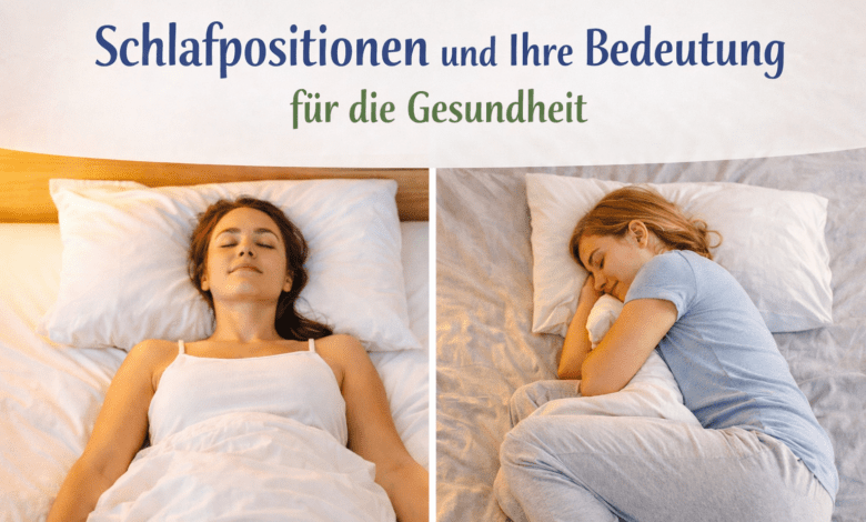 Schlafpositionen und die Bedeutung fuer die Gesundheit