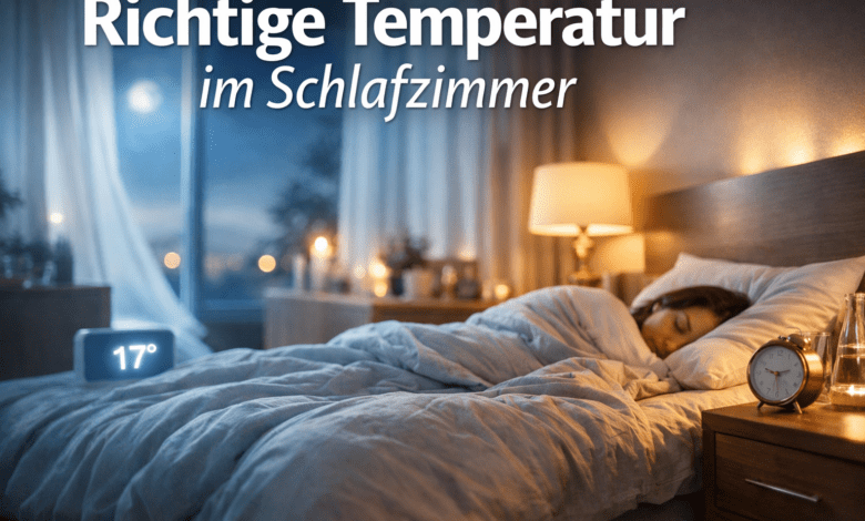 Die beste Schlafzimmer Temperatur zum schlafen
