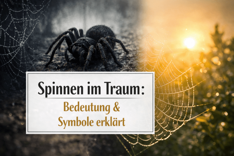 Spinnen im Traum verstehen [Bildinhalt mit KI erstellt]
